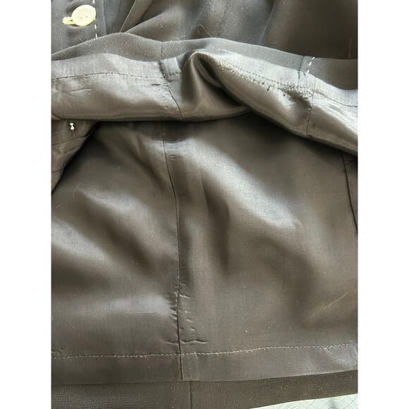 Vtg Magaschoni Tracy Reese Pearl Button Dress 4 90s Coquette LBD Designer - Picture 9 of 9